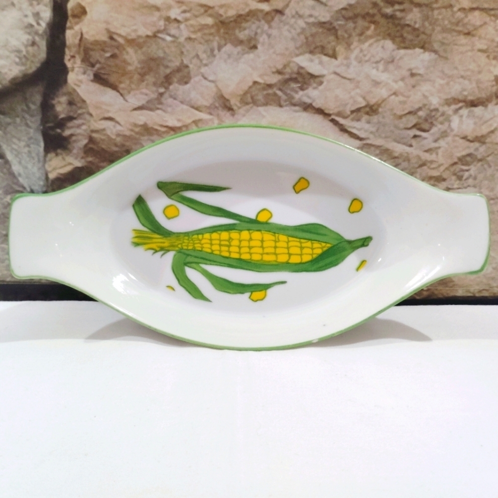 Vintage Franci Vegetable Polkadot Side Dishes Villa Vanilla Taste Setter - Picture 13 of 16